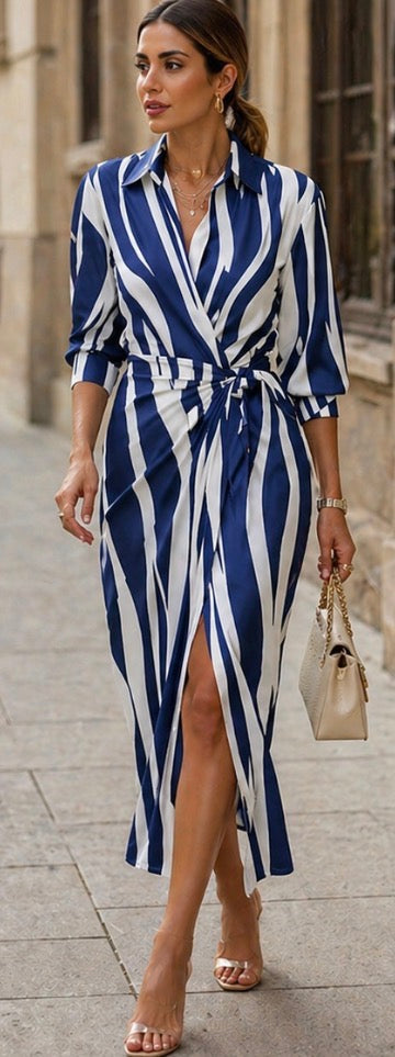 Camille | Printed Wrap Dress