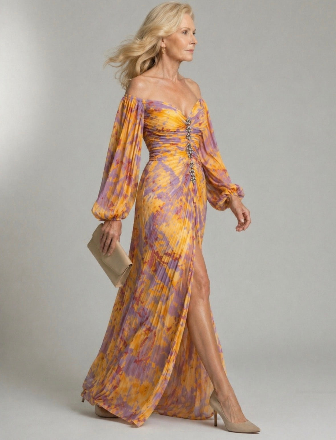Margot | Elegant V Neck Dress