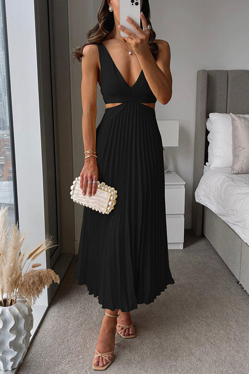 Lara | Twist Front Maxi Dress