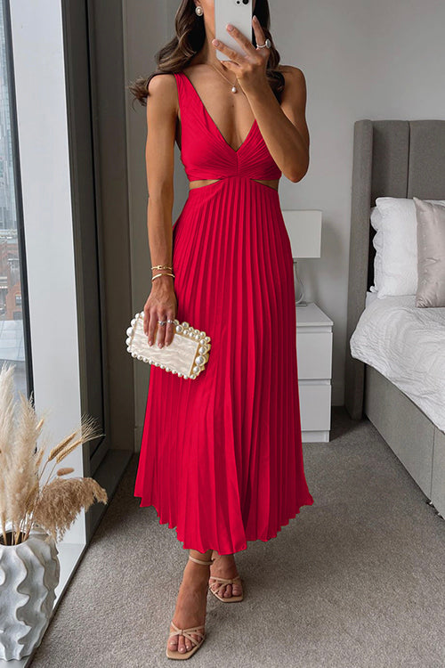 Lara | Twist Front Maxi Dress