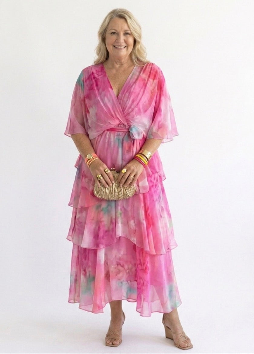 Lucia | Layered Floral Sun Dress