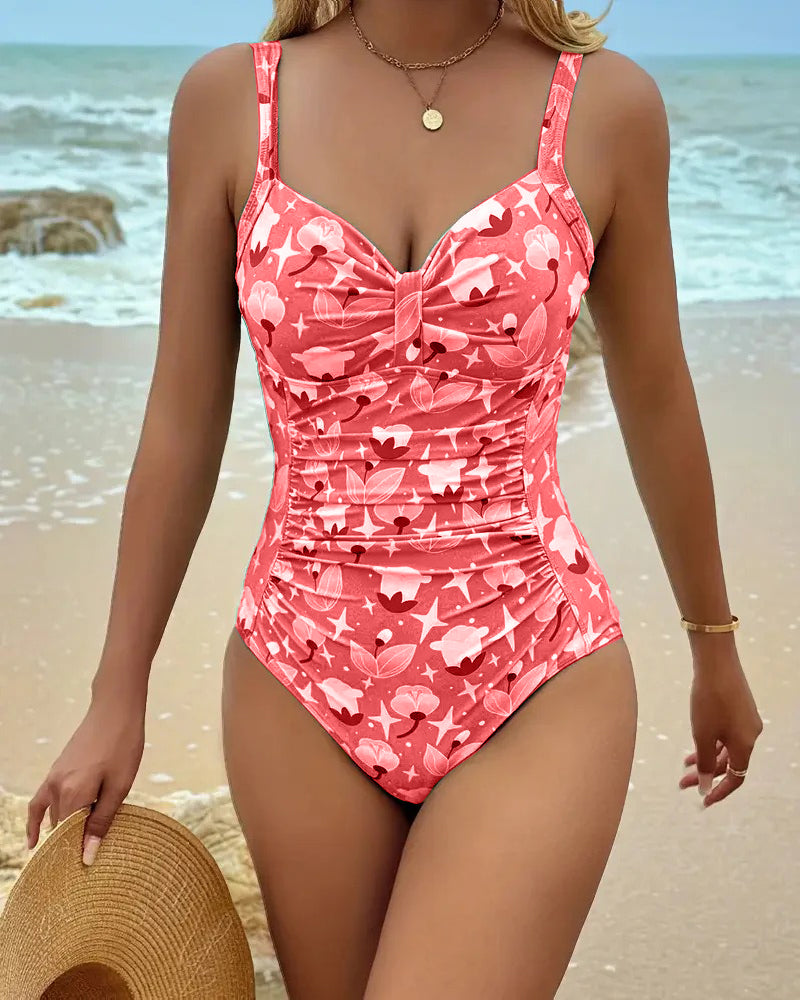 Clarissa | One Piece Printed Tankini