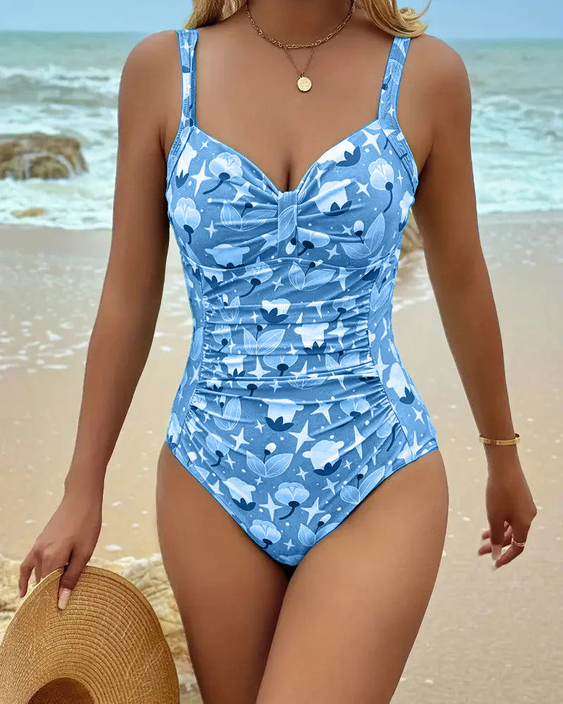 Clarissa | One Piece Printed Tankini