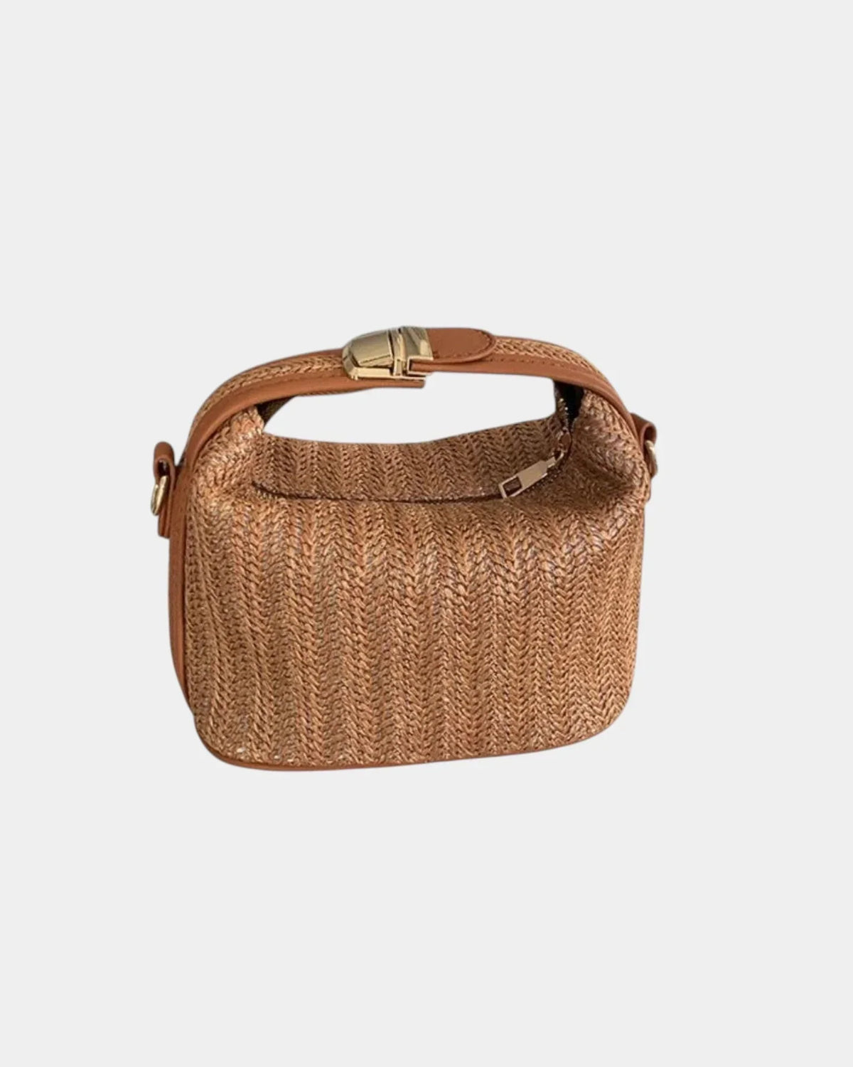Elsa | Woven-Style Shoulder Bag