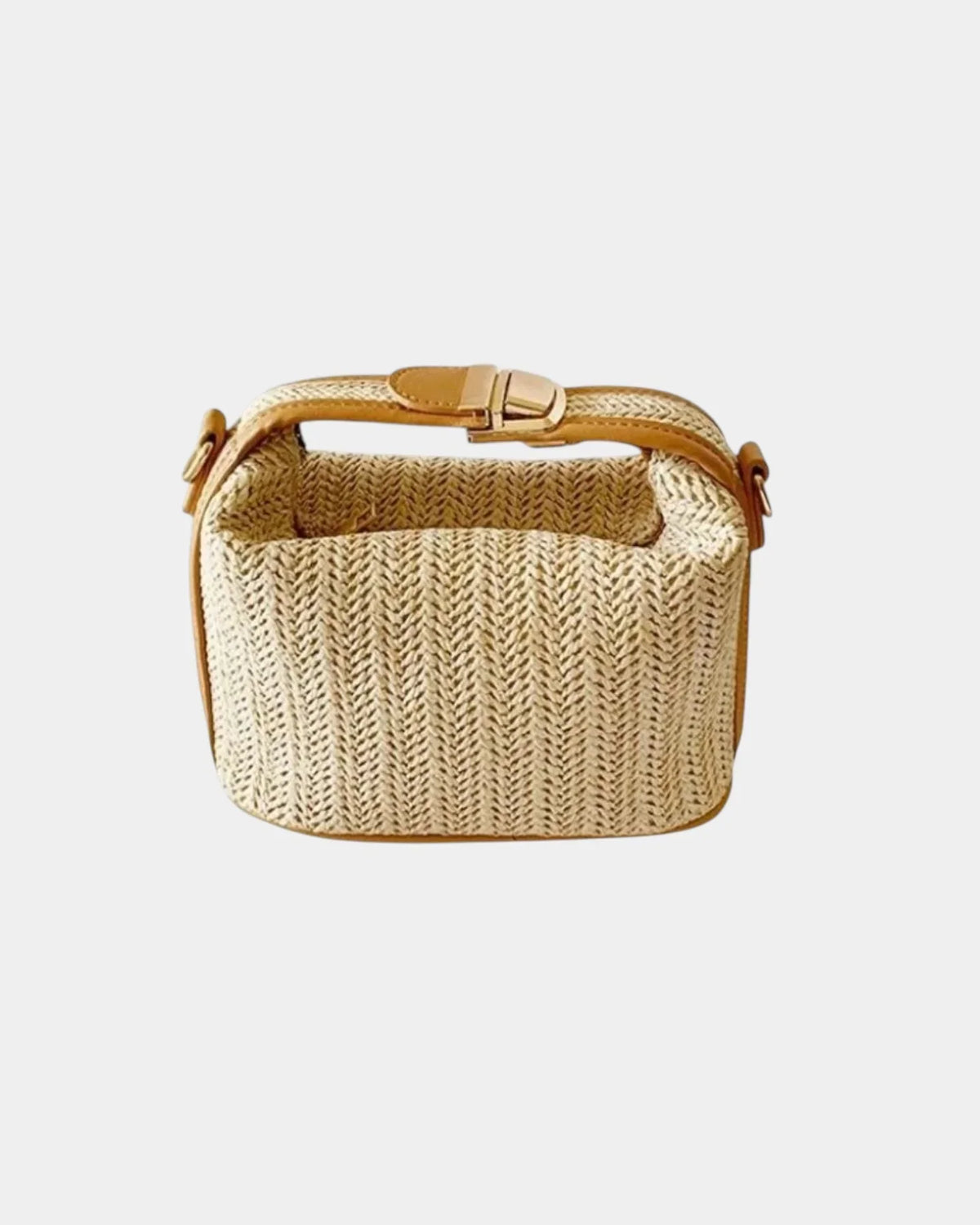 Elsa | Woven-Style Shoulder Bag