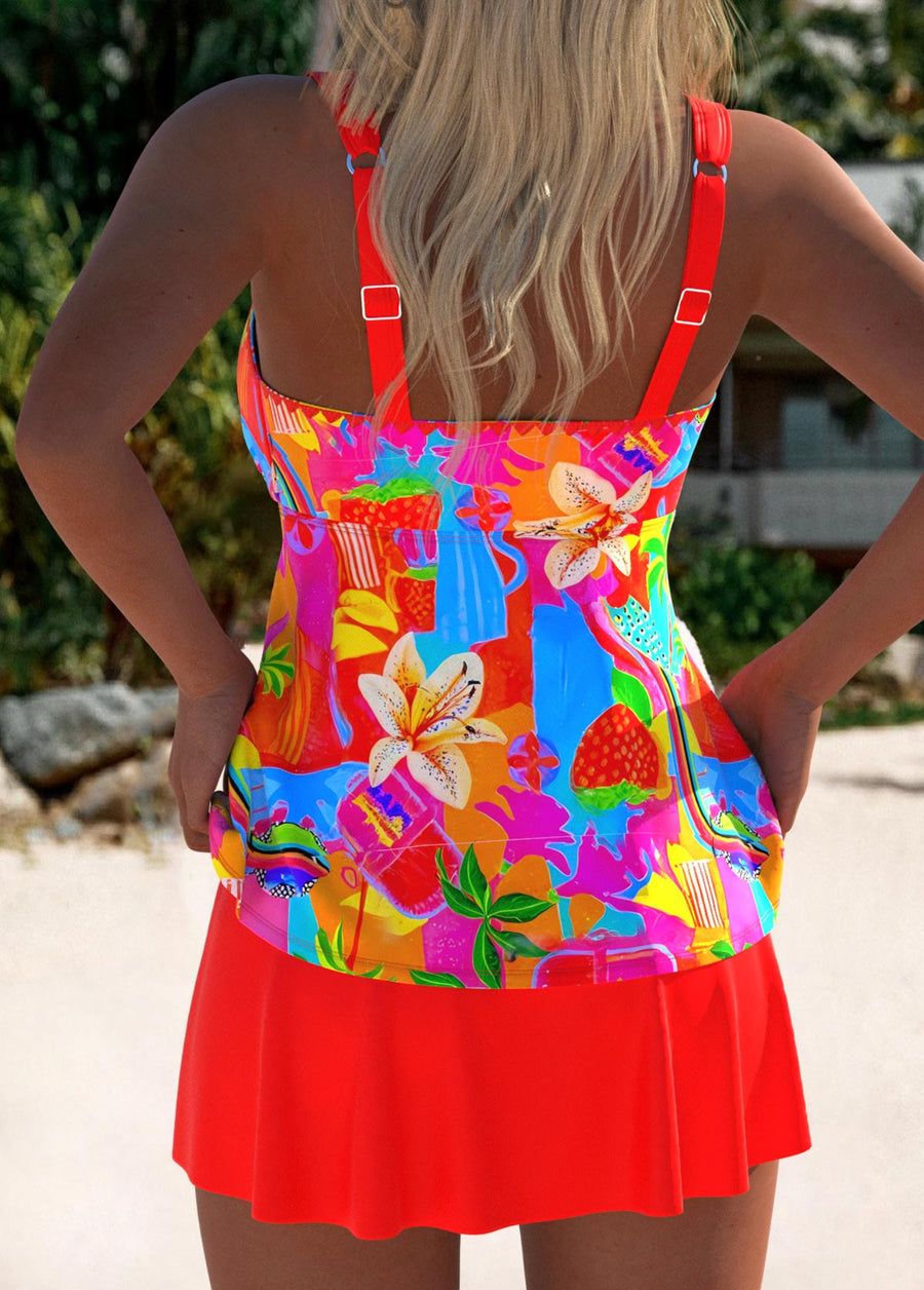 Eleanor | Floral Tankini Swim Dress