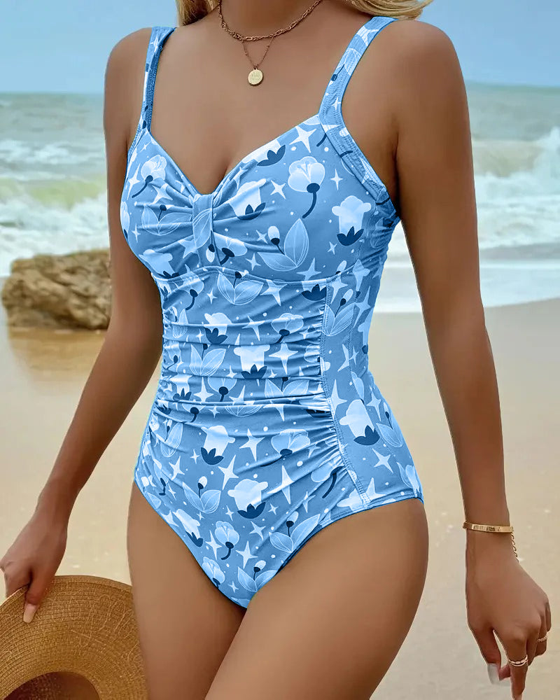 Clarissa | One Piece Printed Tankini