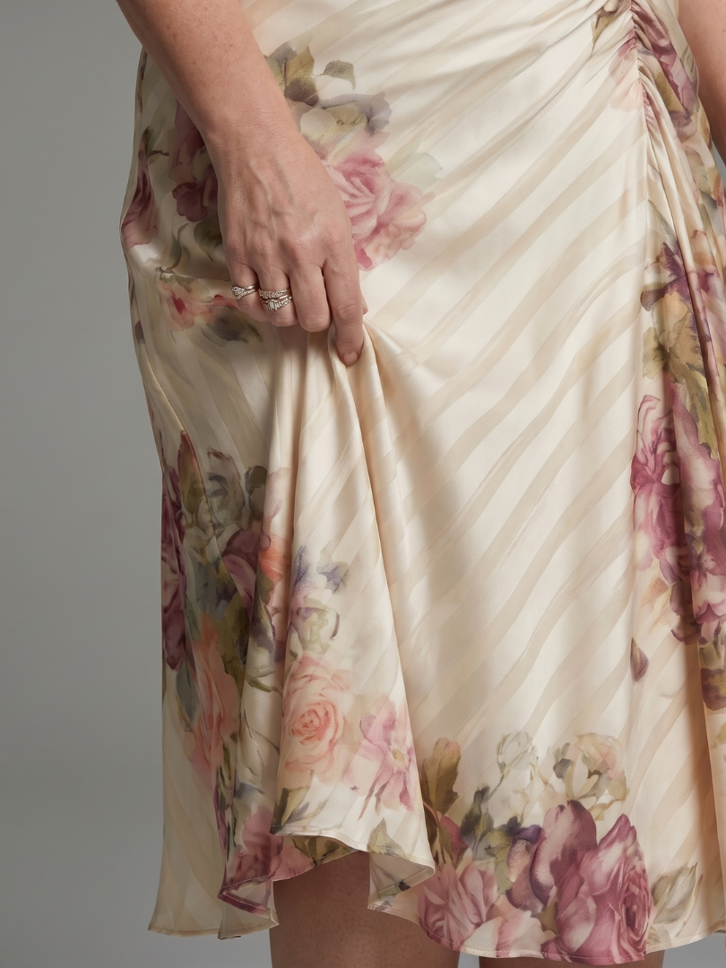 Eden | Flutter Sleeve Wrap Midi Dress