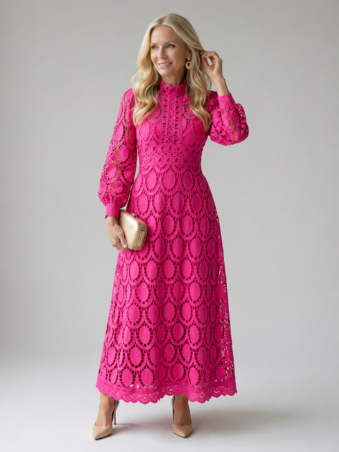 Beatrix | Lace Midi Dress