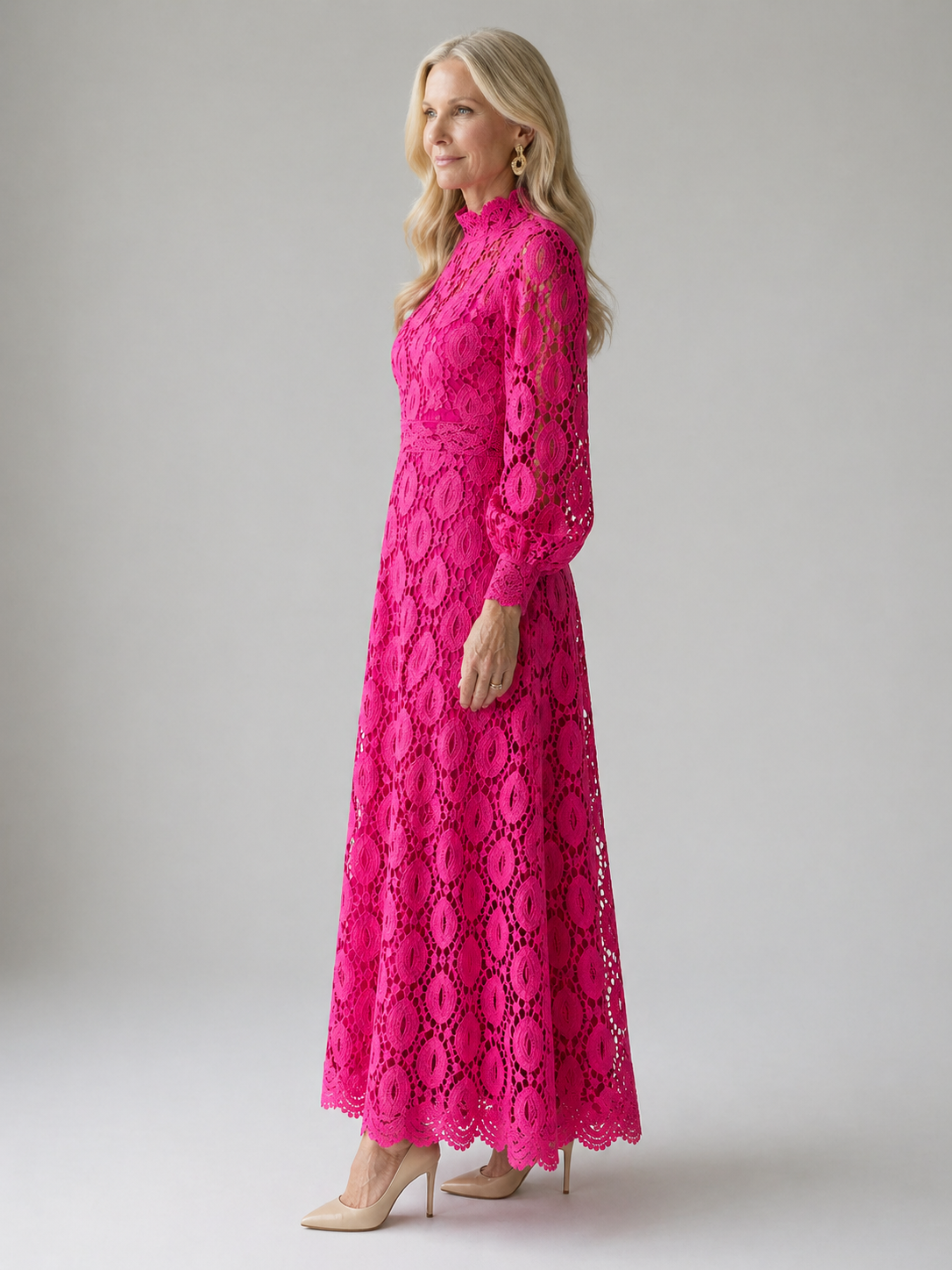 Beatrix | Lace Midi Dress