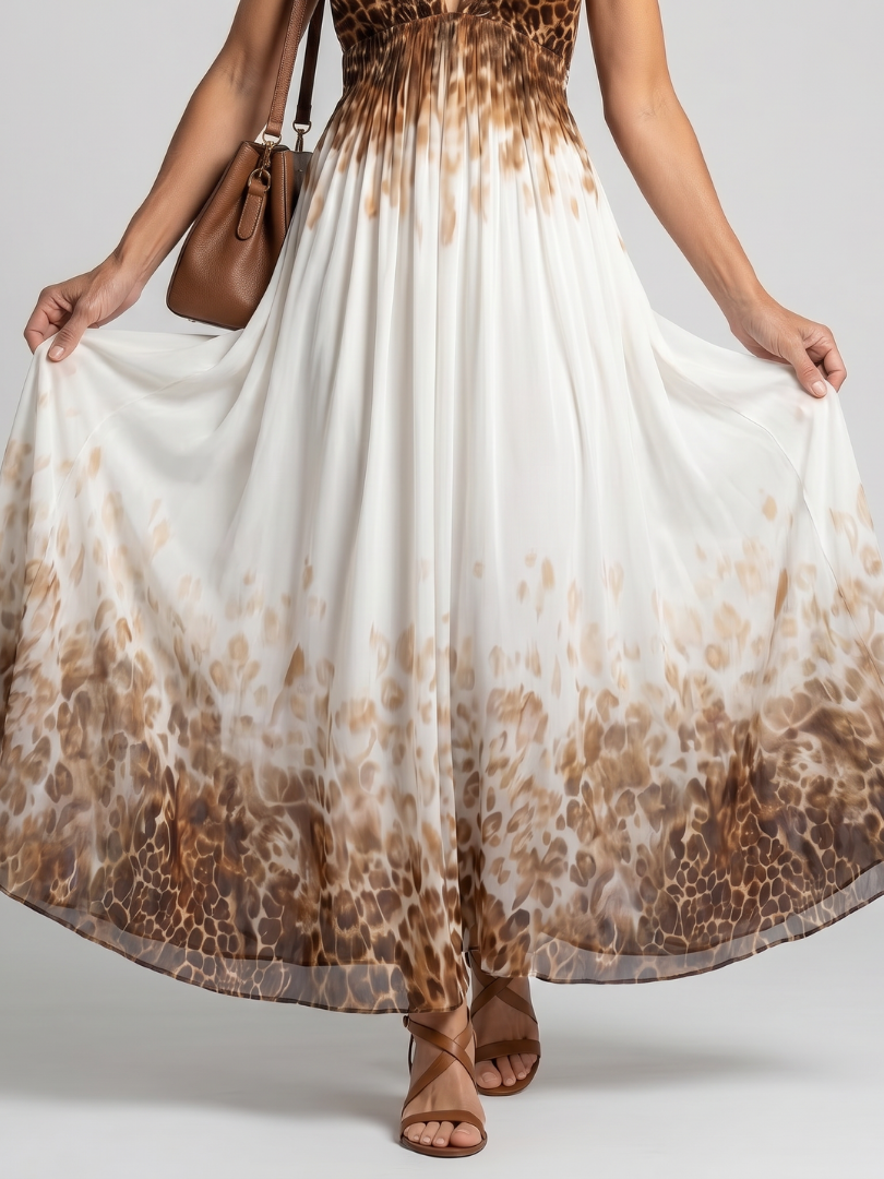 Vivienne | Pleated Floral Midi Dress