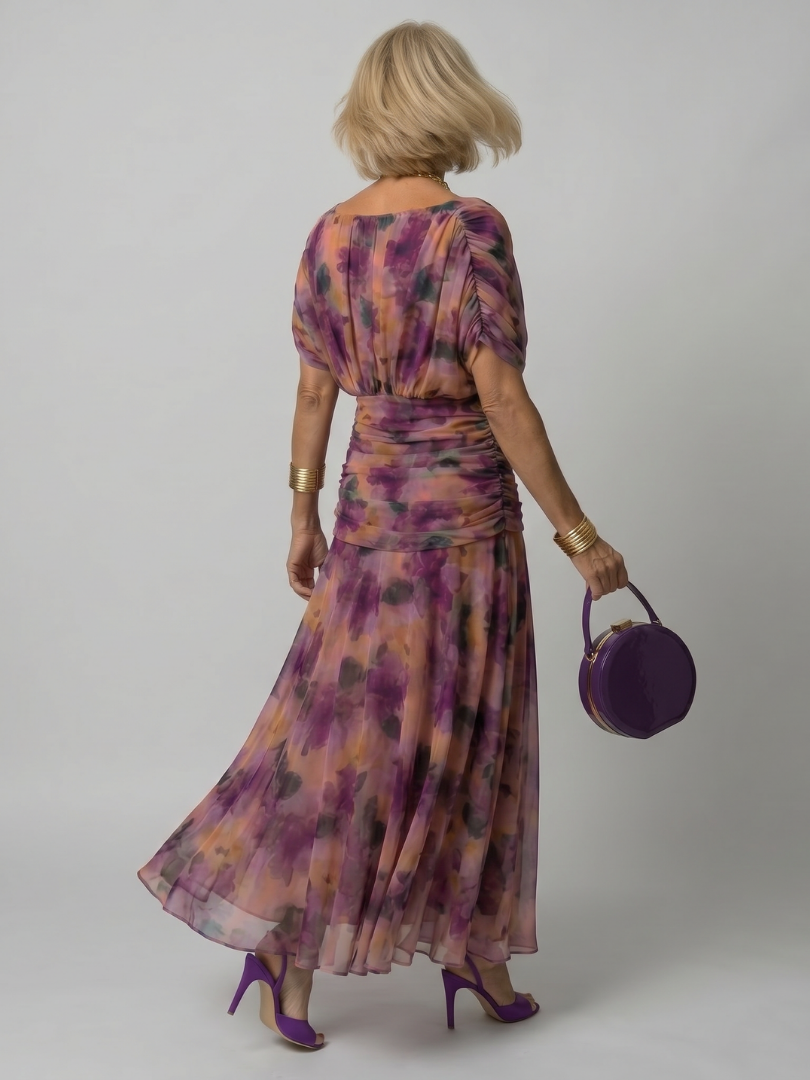 Odette | Off Shoulder Flow Midi Dress