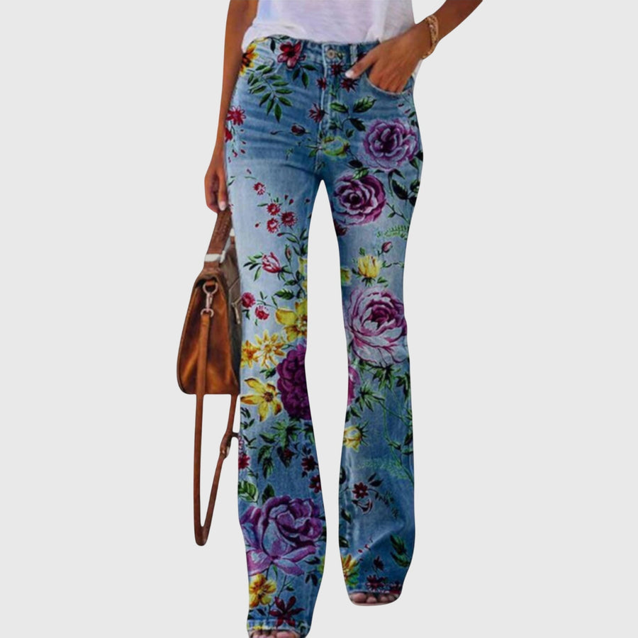 Daisy | Floral Wide Leg Pants