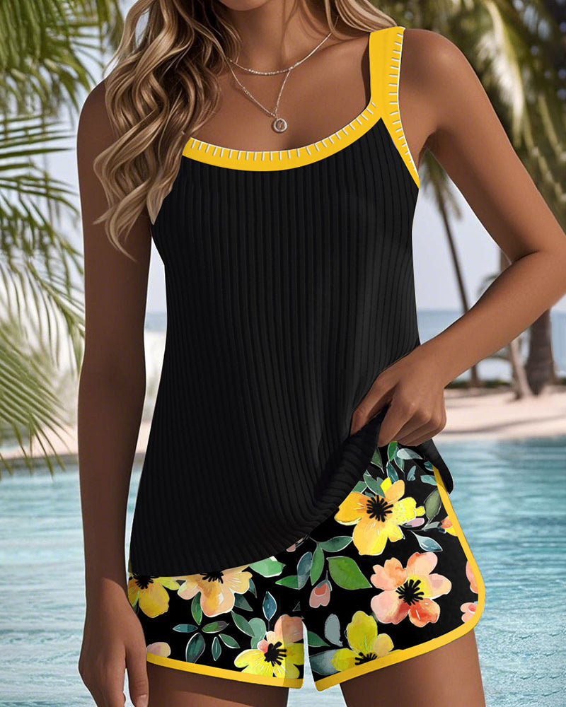 Mathilde | Two Piece Beach Tankini Set