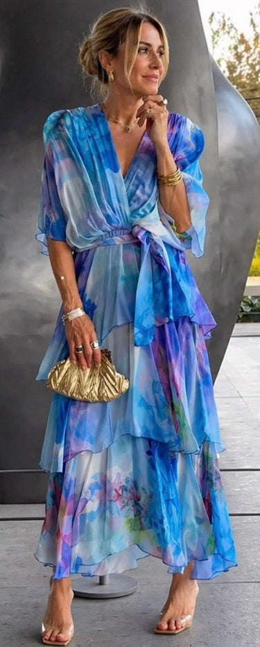Lucia | Layered Floral Sun Dress