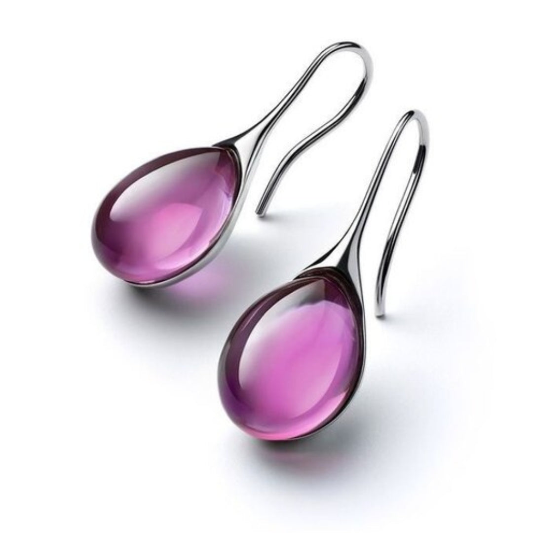 Zinnia | Crystal Drop Earrings
