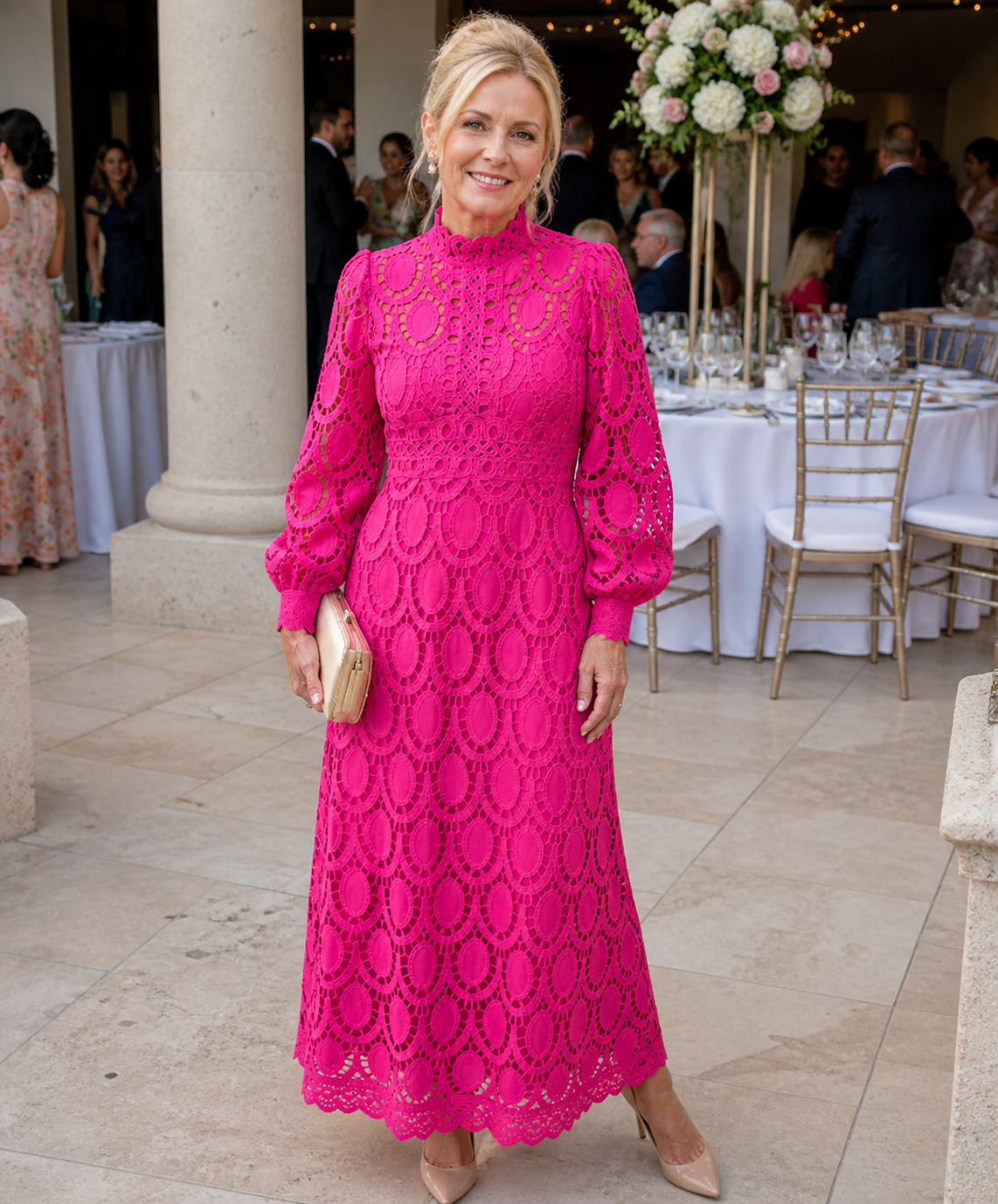 Beatrix | Lace Midi Dress