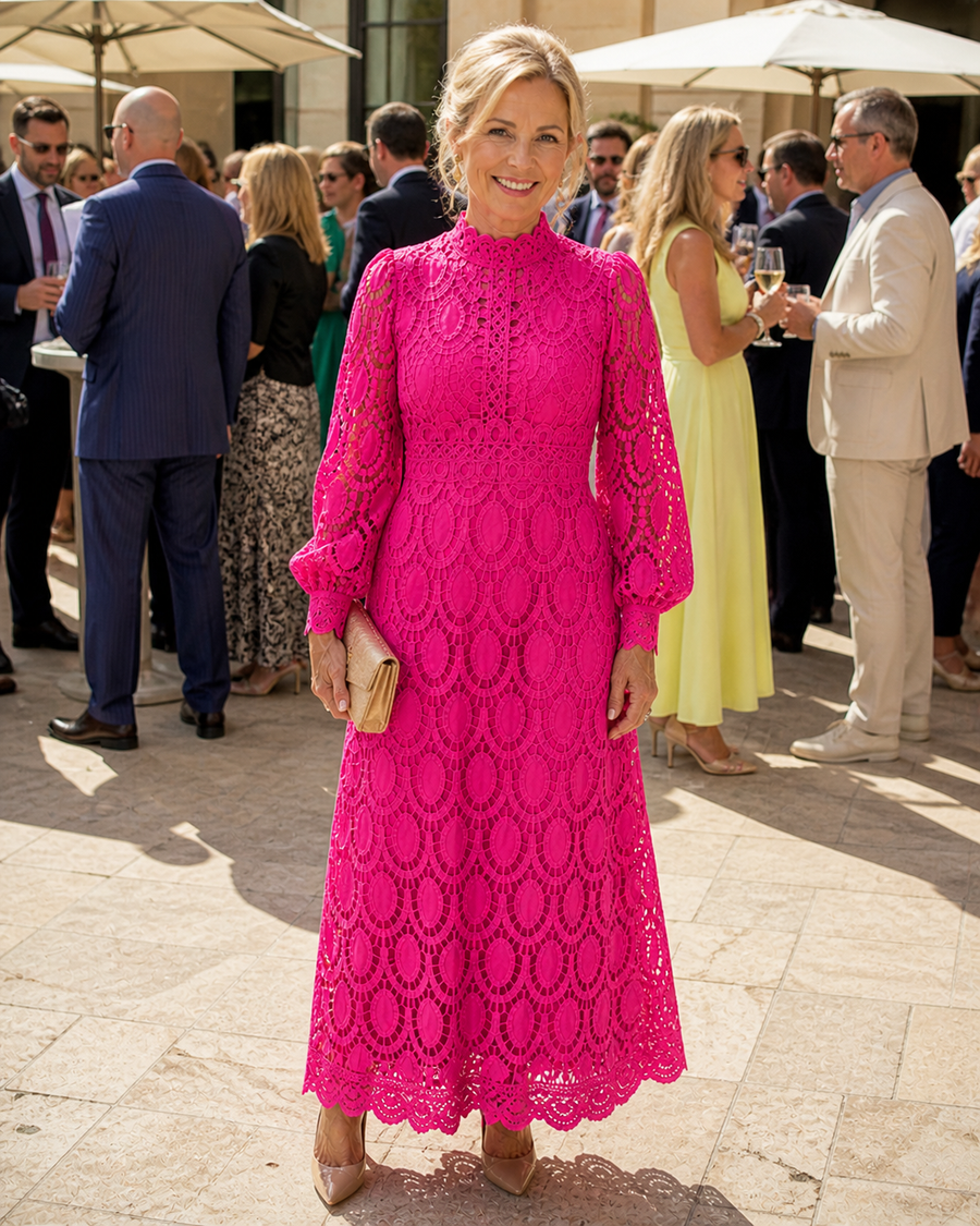 Beatrix | Lace Midi Dress