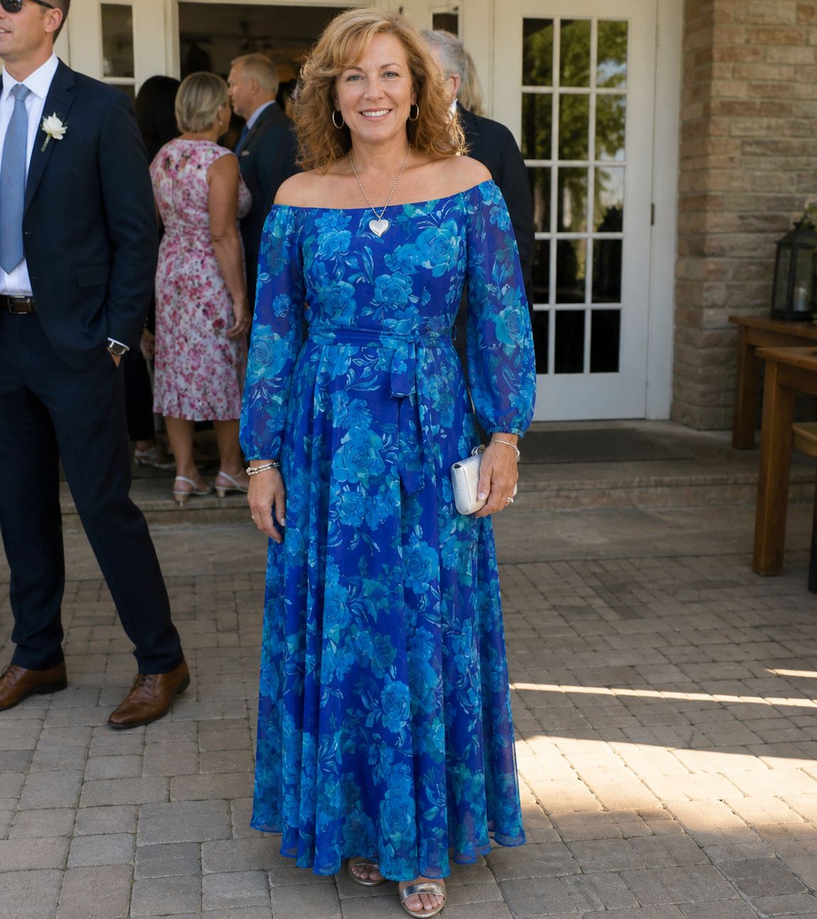 Willa | Off Shoulder Floral Maxi Dress