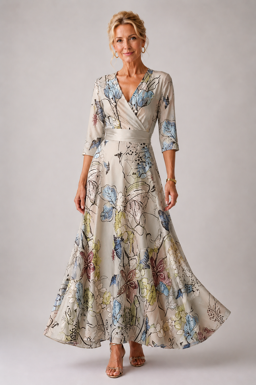 Yvette | Floral Flared Dress