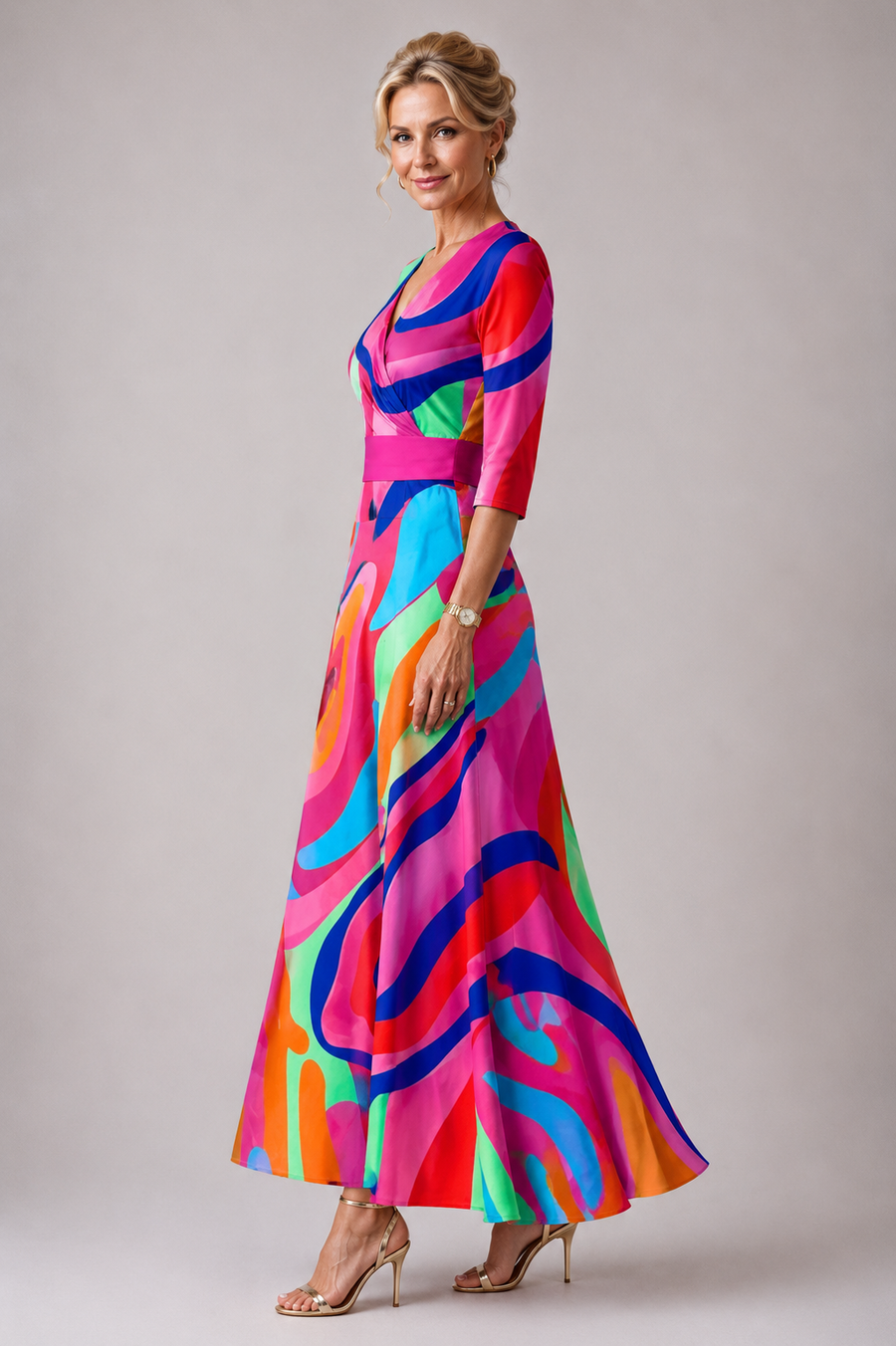 Amelia | V Neck Everyday Dress