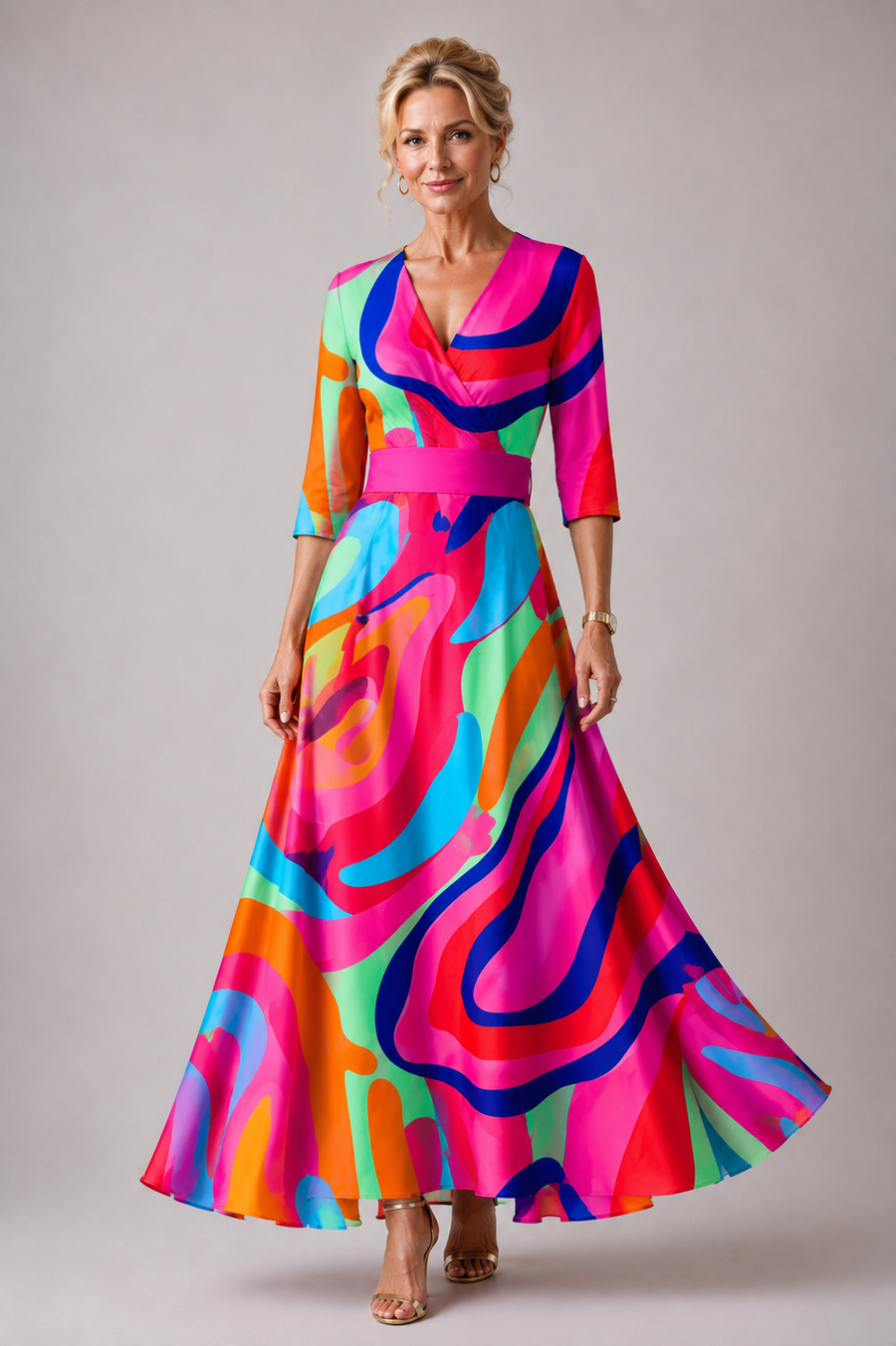 Amelia | V Neck Everyday Dress