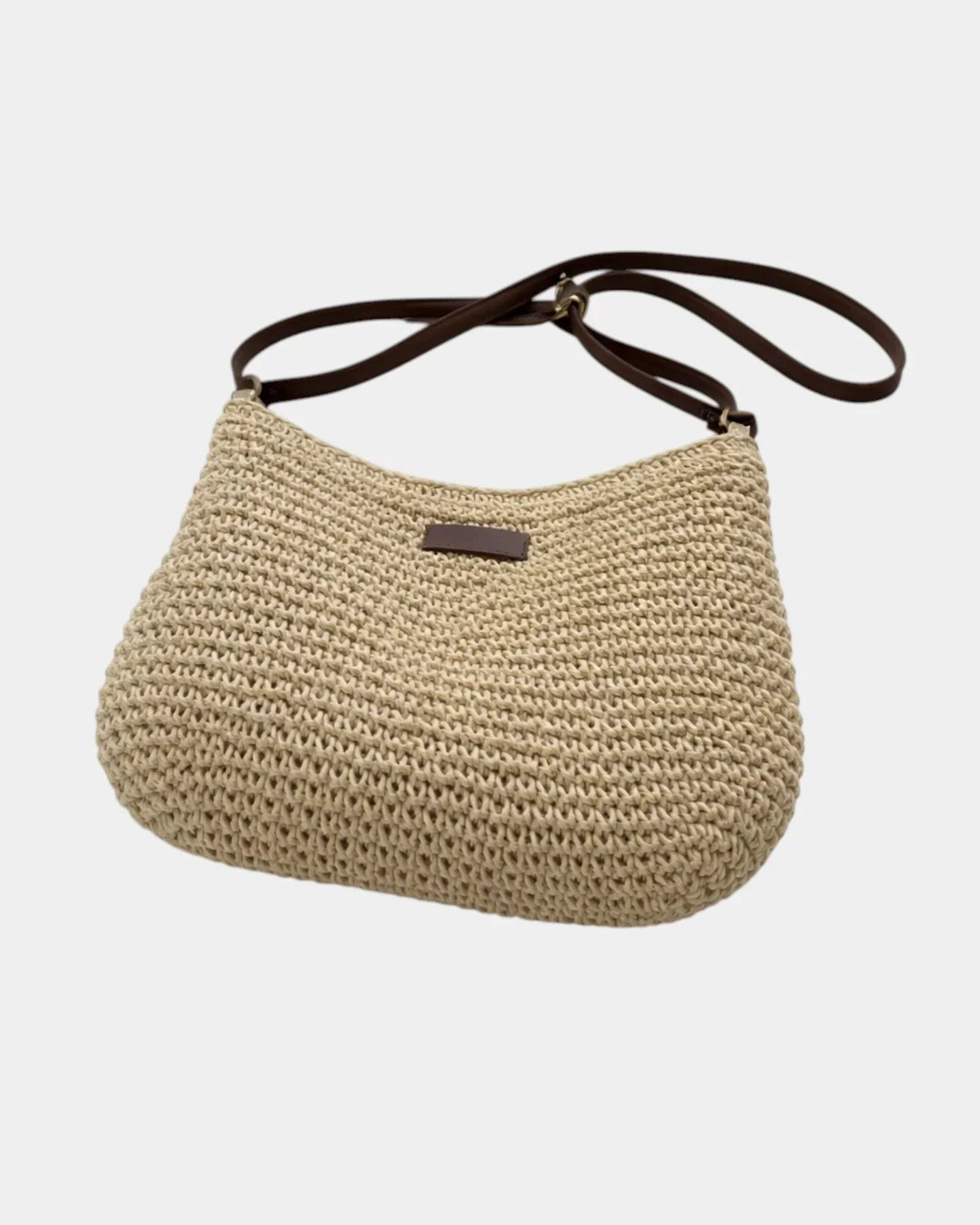 Tamia | Straw-Effect Shoulder Bag