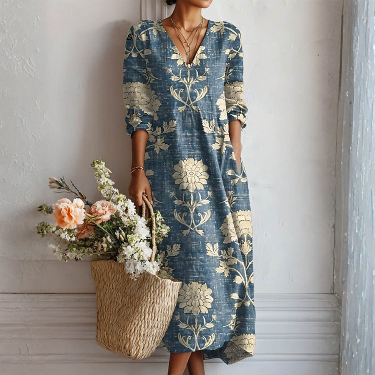 Karin | Everyday Floral Comfort Dress