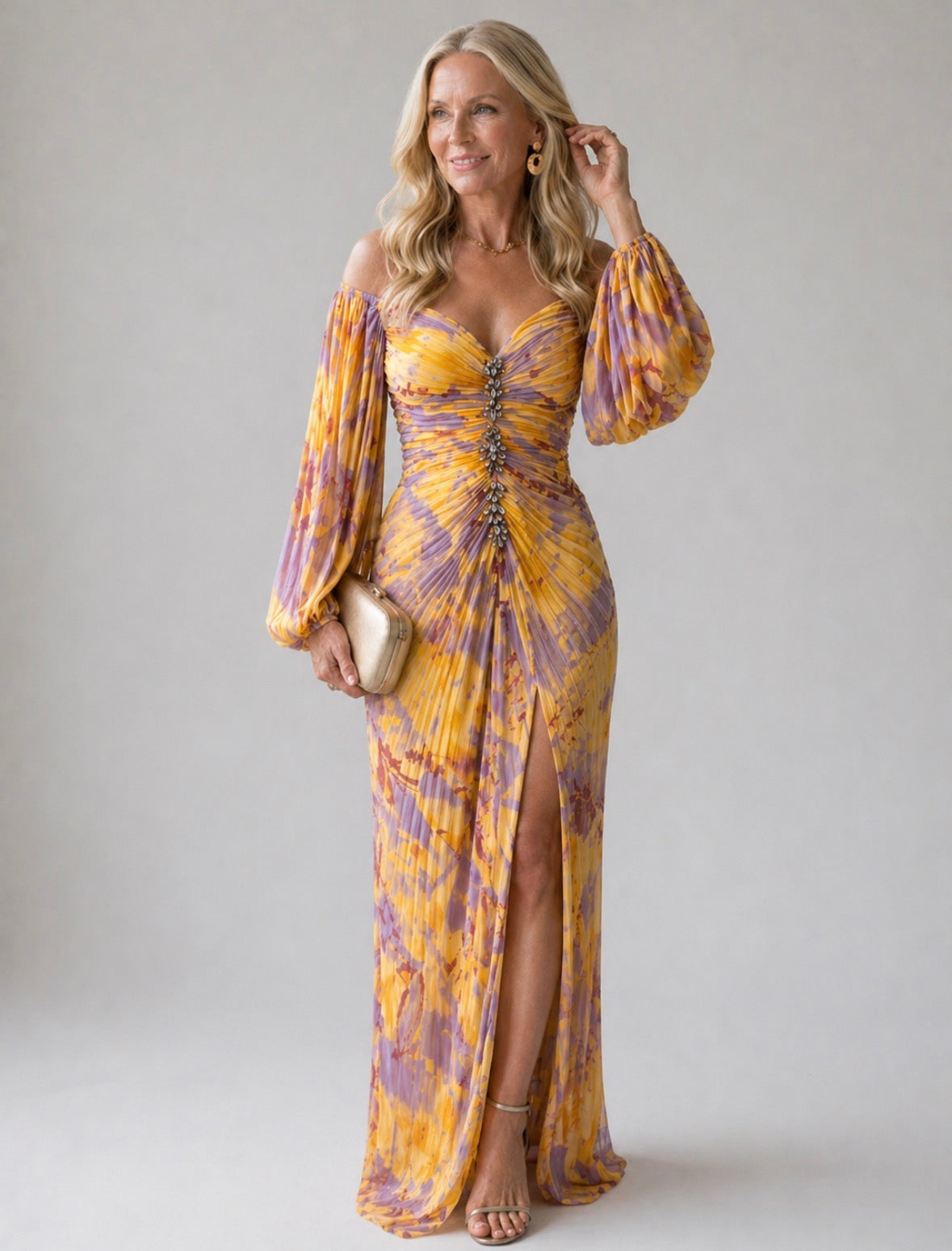Margot | Elegant V Neck Dress