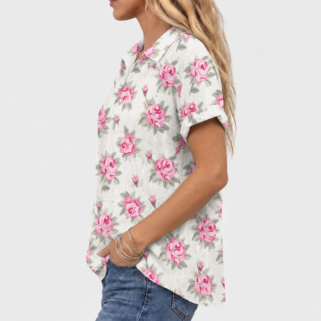 Lily | Rose Collared Top