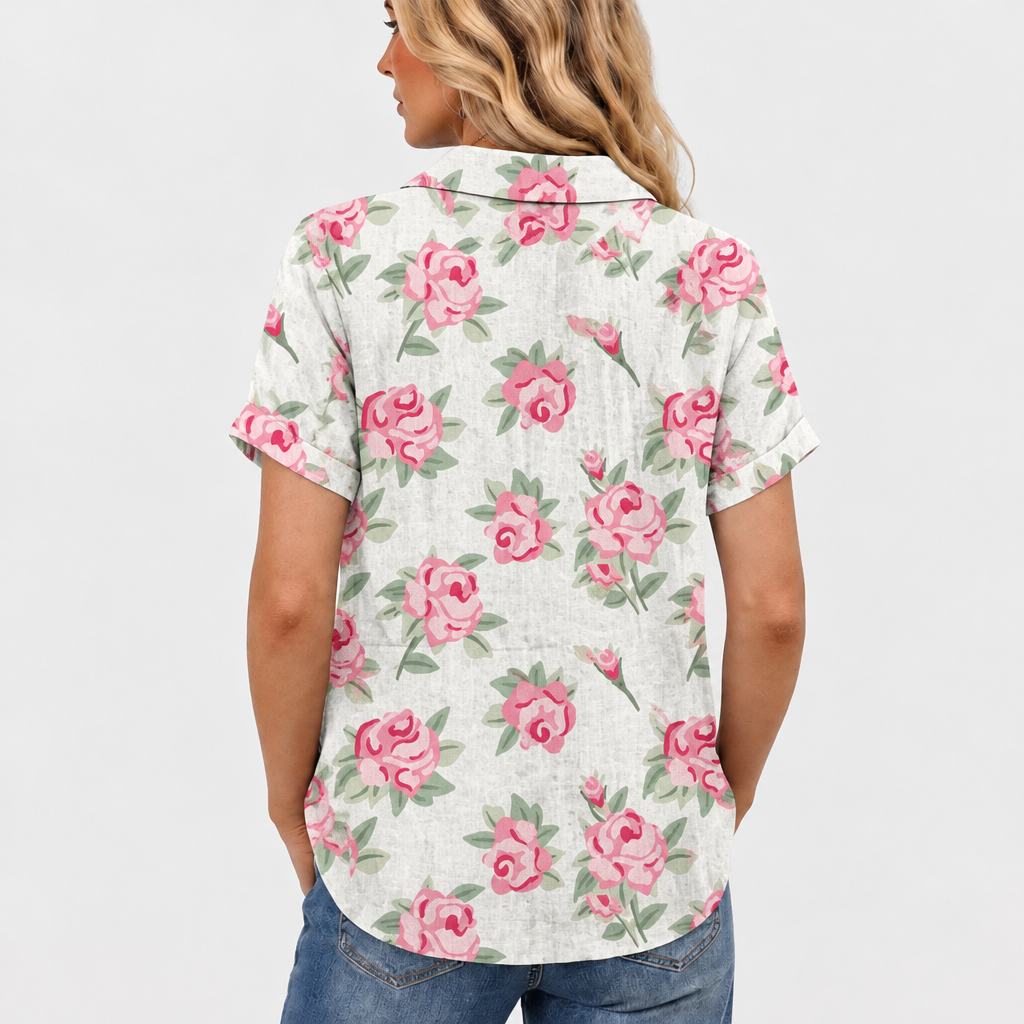 Lily | Rose Collared Top