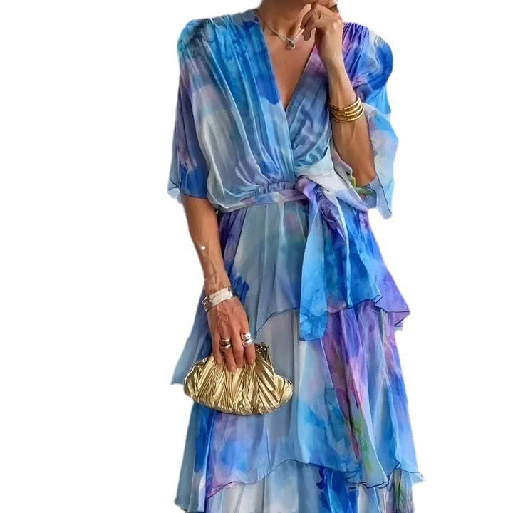 Lucia | Layered Floral Sun Dress
