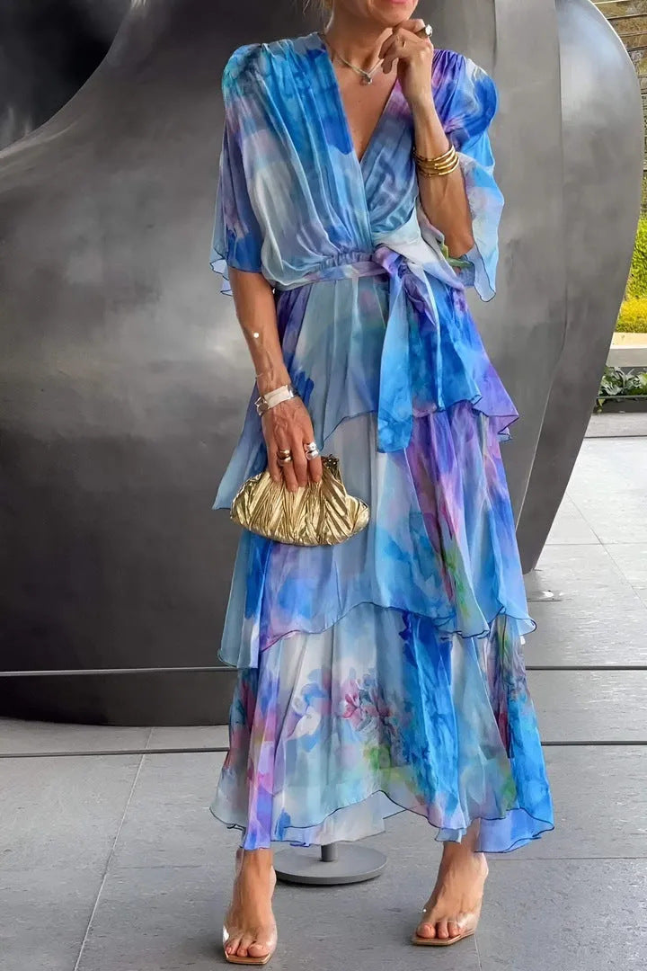 Lucia | Layered Floral Sun Dress