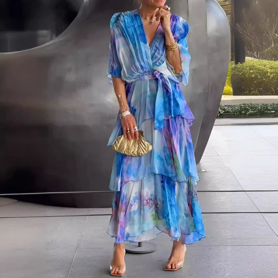 Lucia | Layered Floral Sun Dress