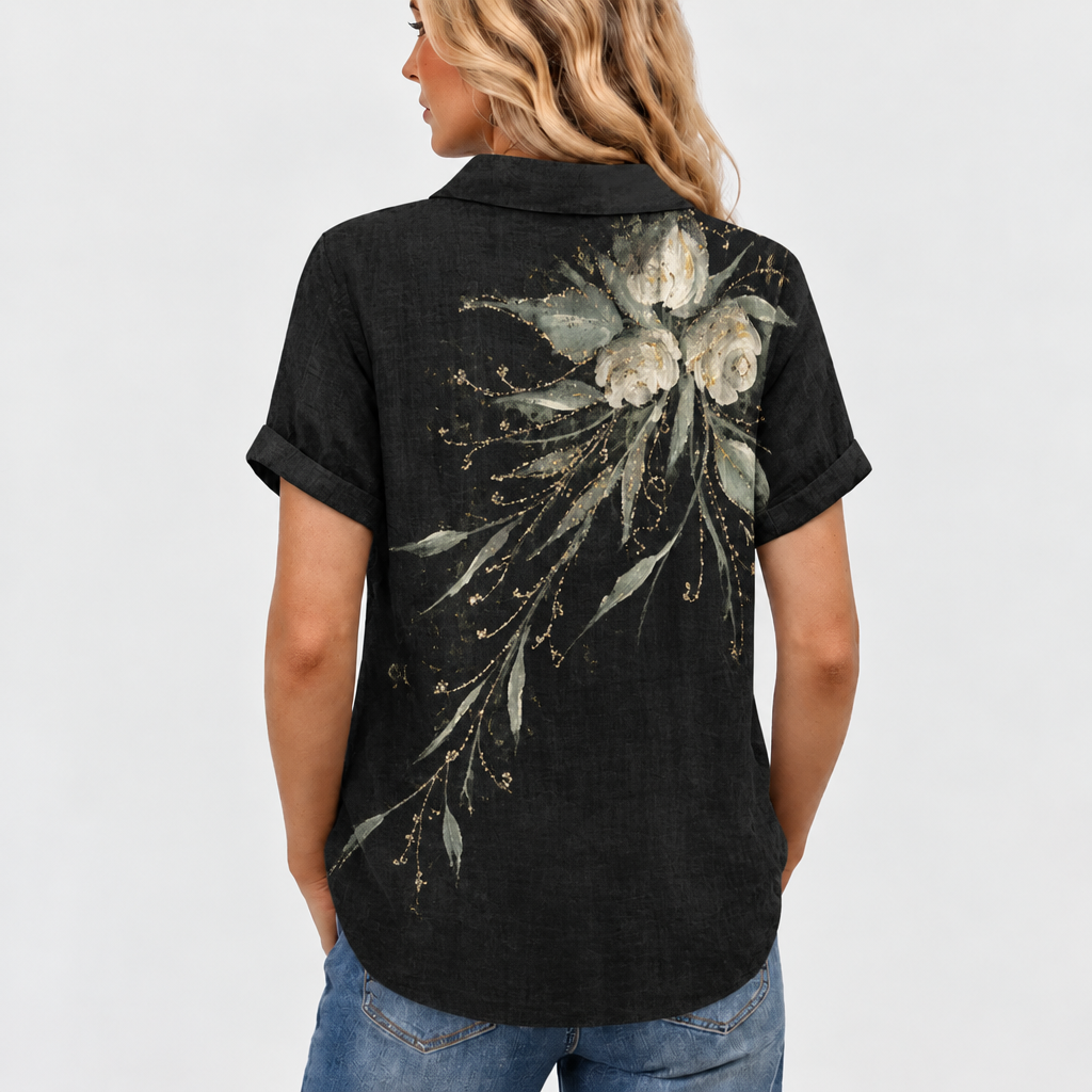 Tilly | Dandelion Collared Top