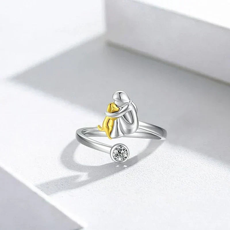 Vesporra | Dog Icon Ring