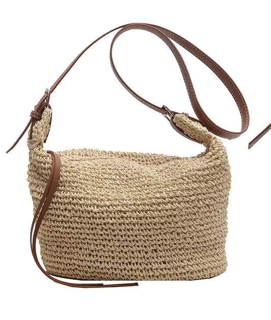 Marisol | Woven Raffia Crossbody Bag