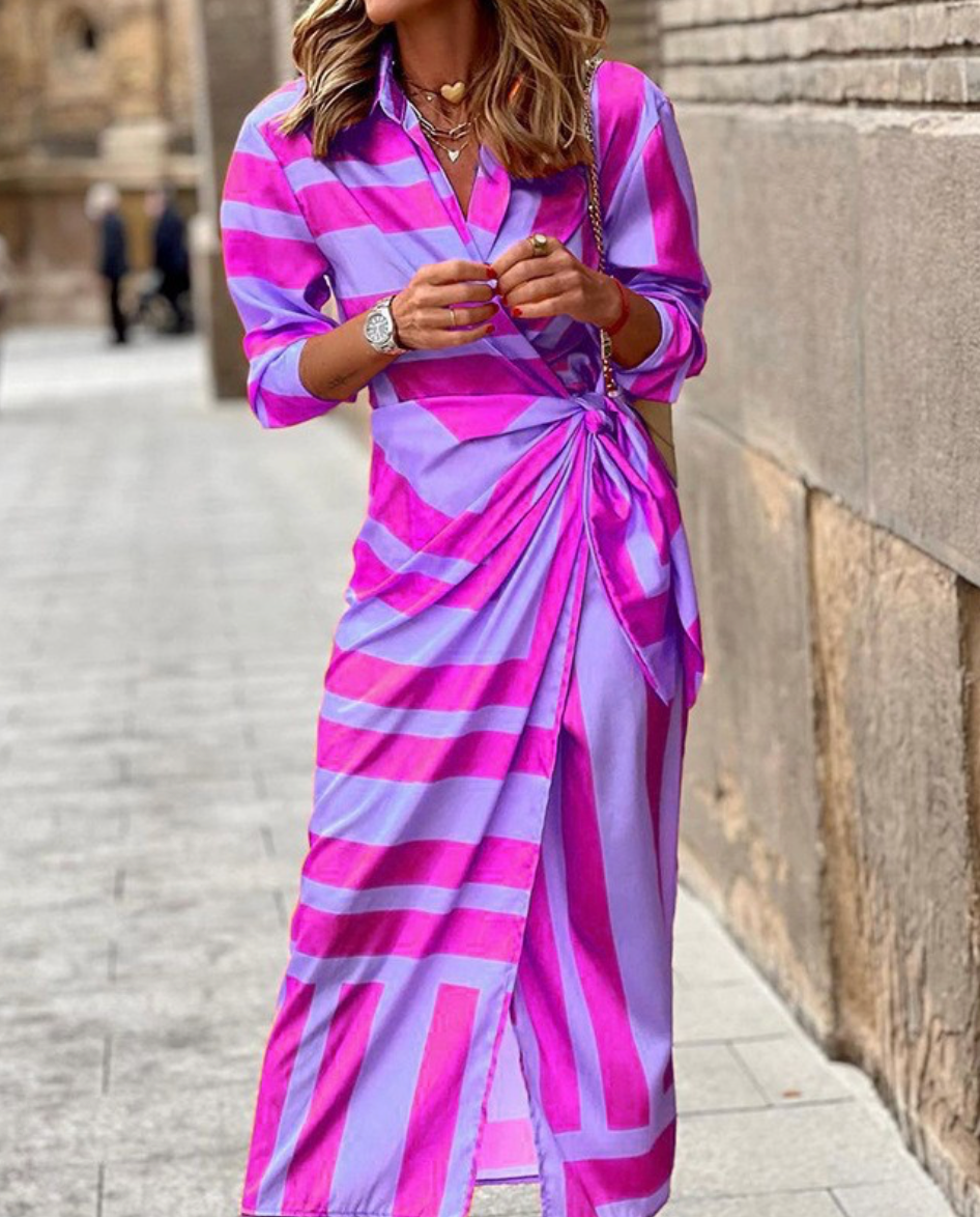 Camille | Printed Wrap Dress