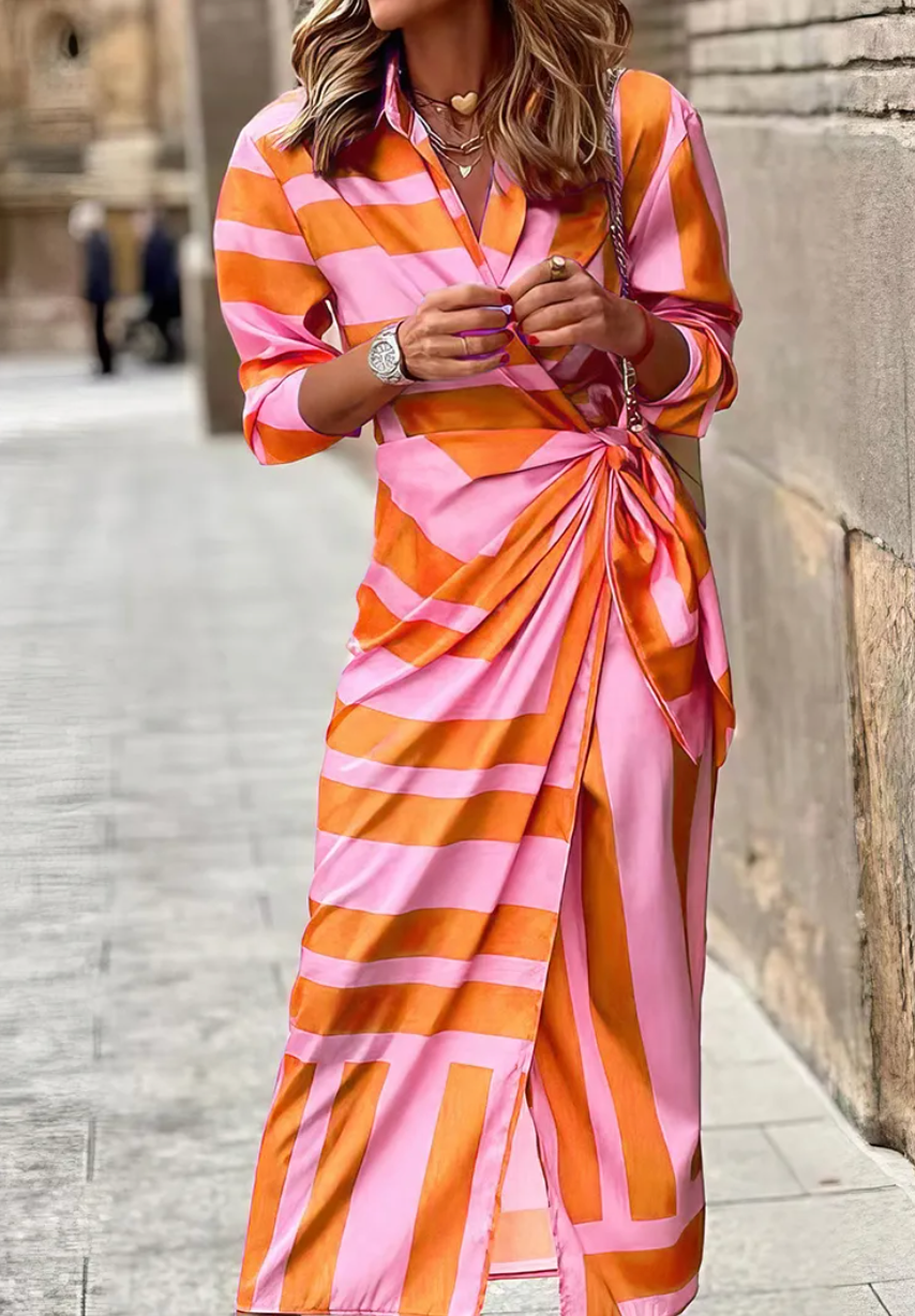Camille | Printed Wrap Dress