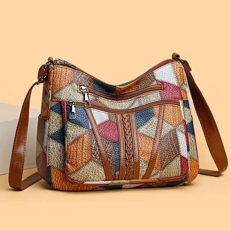 Alva | Straw-Effect Shoulder Bag