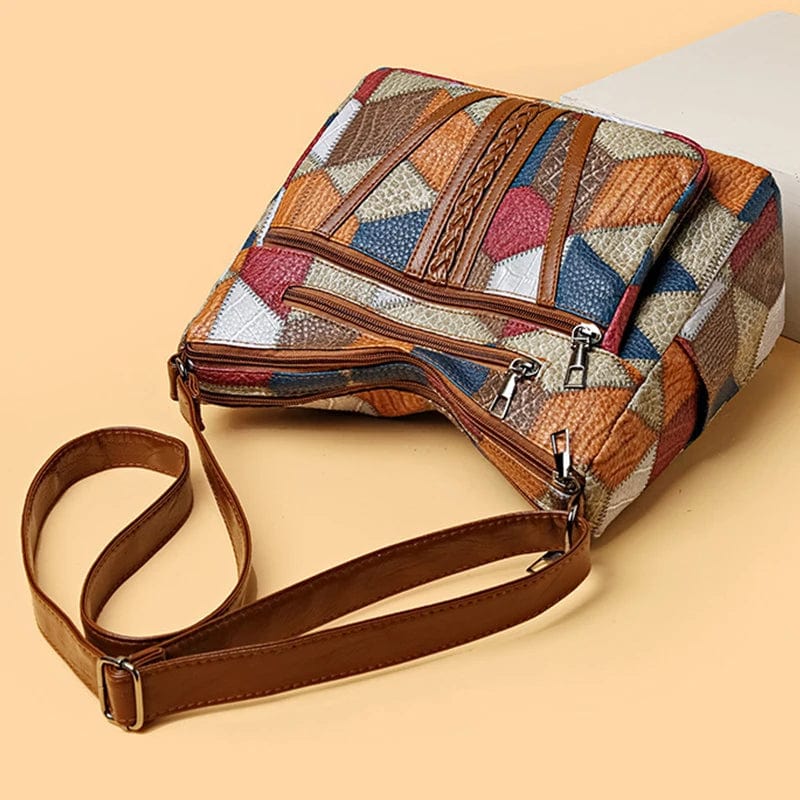 Alva | Straw-Effect Shoulder Bag