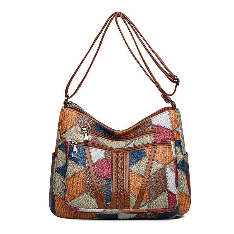 Alva | Straw-Effect Shoulder Bag