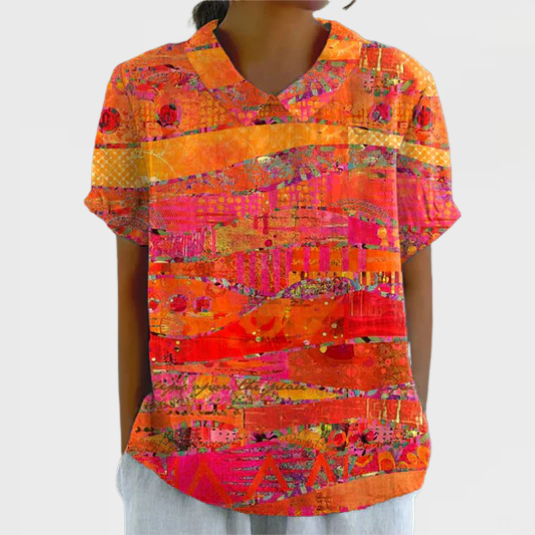 Louisa | Abstract Print Shirt