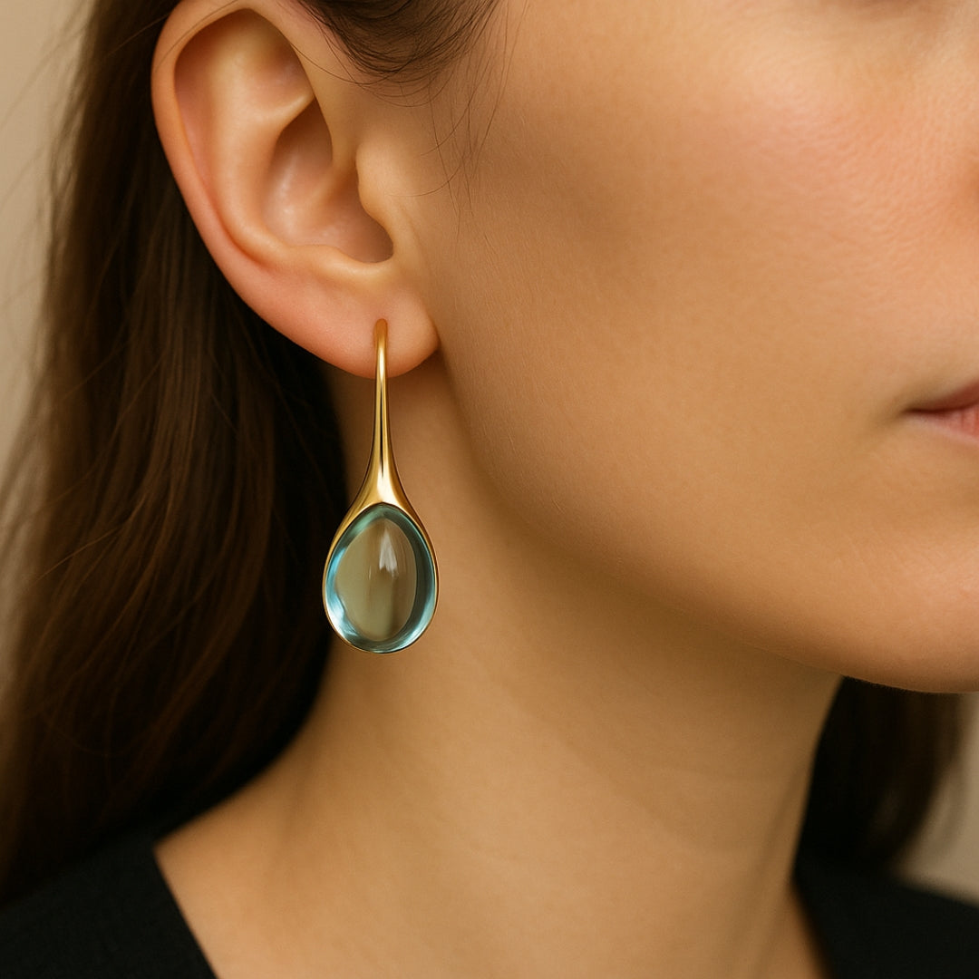 Zinnia | Crystal Drop Earrings