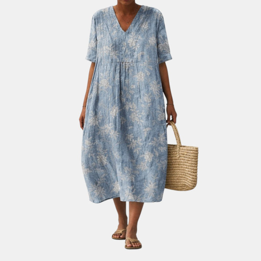 Alma | Chic Lagoon Elegance Dress