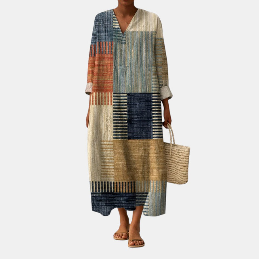 Anna | Chic Abstract Elegance Dress