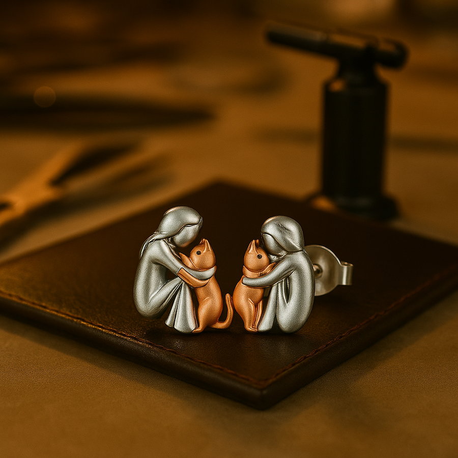 Avelien | Cat Icon Earrings
