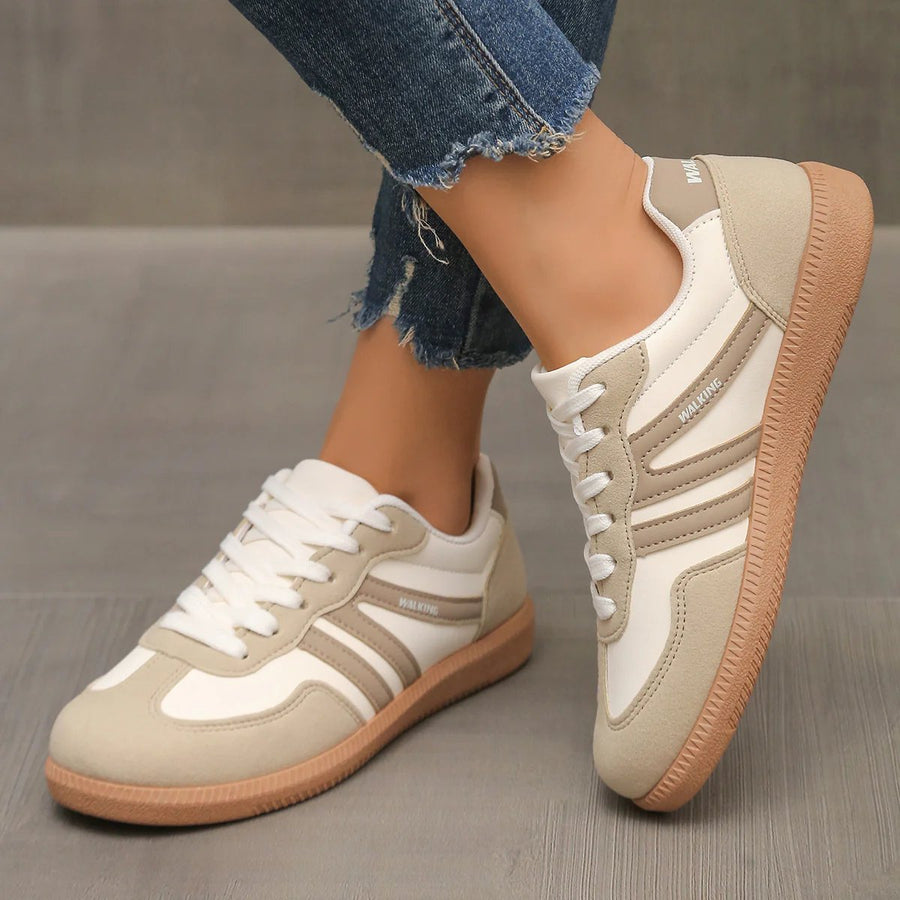 Briony | Cushioned Lace-Up Trainers