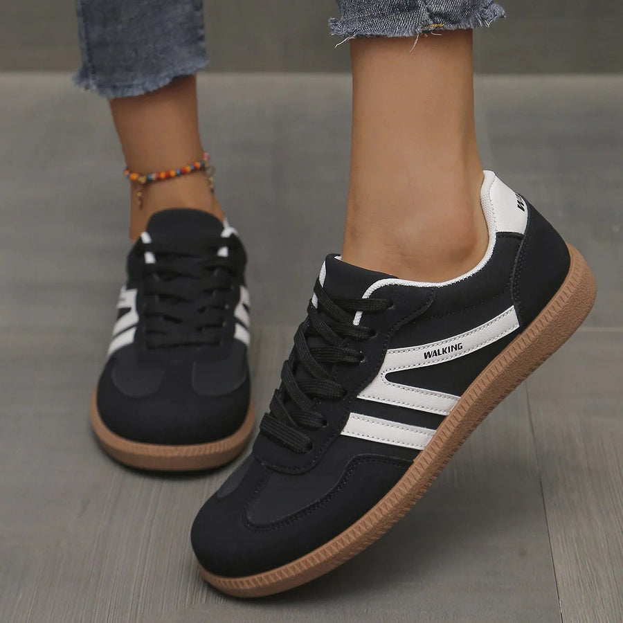 Briony | Cushioned Lace-Up Trainers