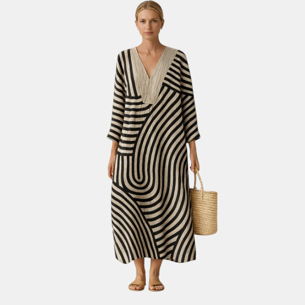Freja | Chic Striped Dress